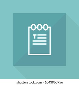 Document page outline icon