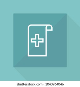 Document page outline icon