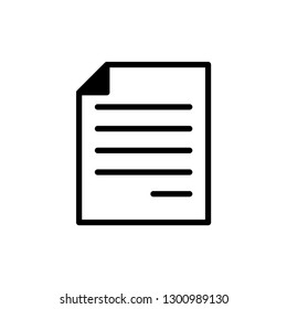 document - page - paper - file icon vector
