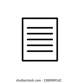 document - page - paper - file icon vector