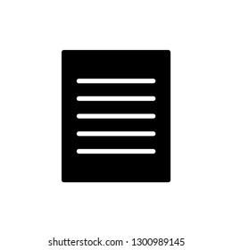 document - page - paper - file icon vector