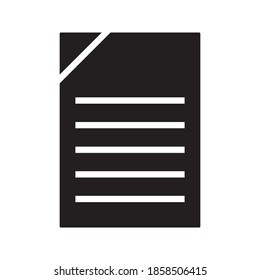 document - page - paper - file icon vector. eps 10