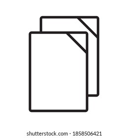 document - page - paper - file icon vector. eps10