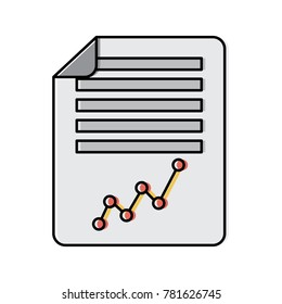document paper business graph diagram