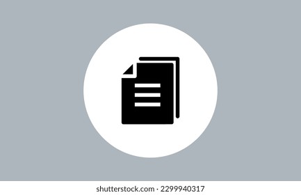 Document, Paper, File, page symbol, icon. vector Illustration graphic, web design