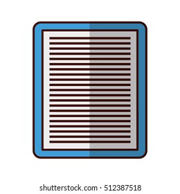 Document paper icon. Archive organize office and information theme. Isolated design. Vector illustration