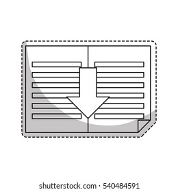 document paper icon image vector illustration design 