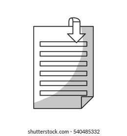 document paper icon image vector illustration design 