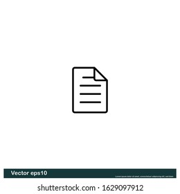document paper icon symbol design element