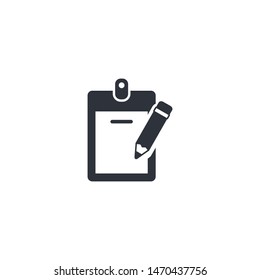 document or paper icon vector logo template