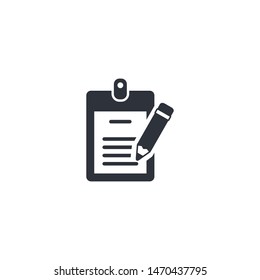 document or paper icon vector logo template
