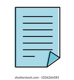 document paper isolated icon