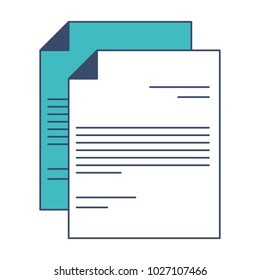document paper isolated icon
