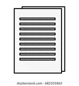 document paper isolated icon