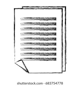 document paper isolated icon