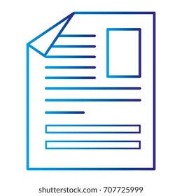 document paper isolated icon