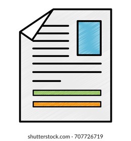 document paper isolated icon