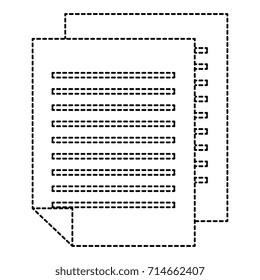 document paper isolated icon