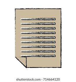 document paper isolated icon