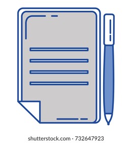 document paper isolated icon