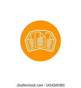 Document paper logo icon for your business application