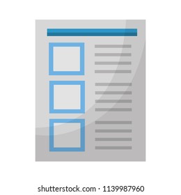 document paper sheet file office