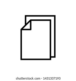 Document  paper symbol vector icon illustration