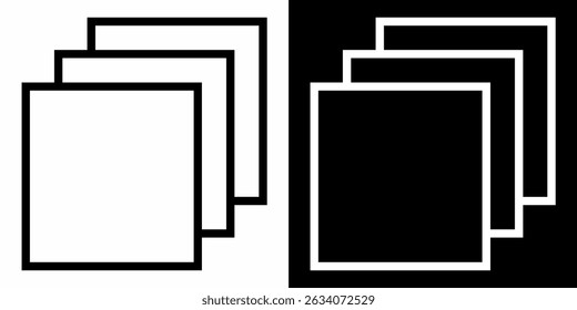 Document and Paperwork Icon Set. Contract, Agreement, and Letter Sheet Symbols