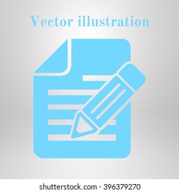 Document with pen icon.