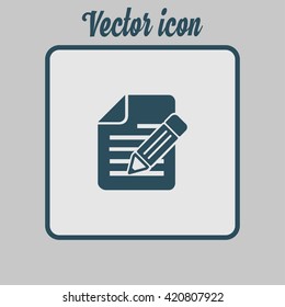Document with pen icon.