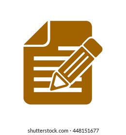 Document with pen icon.