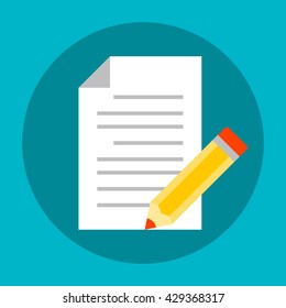Document with pencil icon
