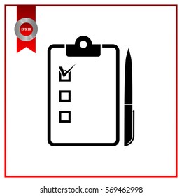 document and pencil icon