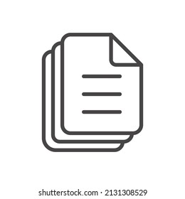 Document premium icon sign symbol vector illustrations