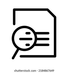 Document Preview Icon Vector Symbol Design Illustration