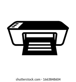 Document and printer vector icon symbol
