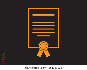 document printing, icon, vector illustration eps10