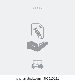 Document project design - Minimal modern icon