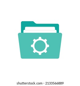 Document project icon design isolated on white background