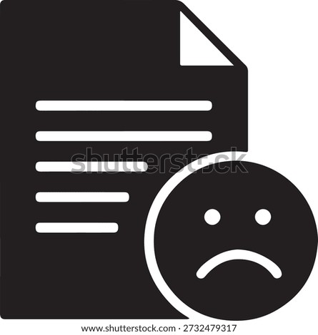 document rejected icon bad doc icon
