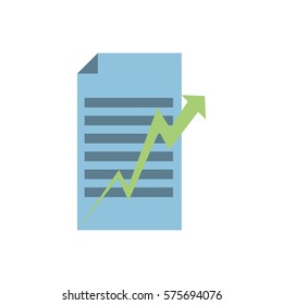 document related graphic icon, vector illustration design