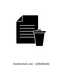 Document remove, file vector icon. Premium quality graphic design icon. One of the collection icons for websites, web design, mobile app