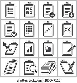 Document And Report Icons Set