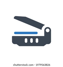 Document scan icon (Simple vector illustration)