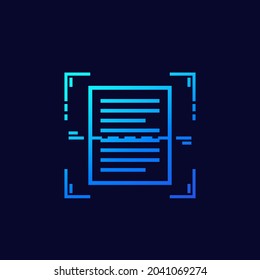 document scan icon for web