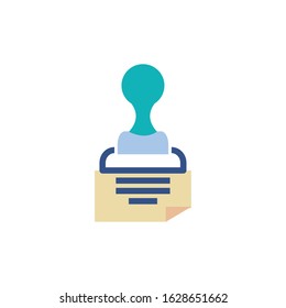 Document and seal design, Data archive storage organize business office and information theme Vector illustration