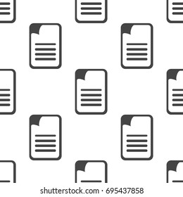 Document seamless pattern. Vector illustration for backgrounds