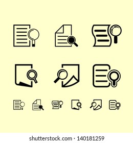 Document search icon