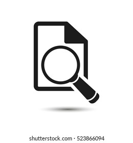 document search vector icon