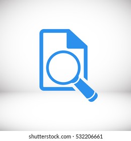 document search vector icon